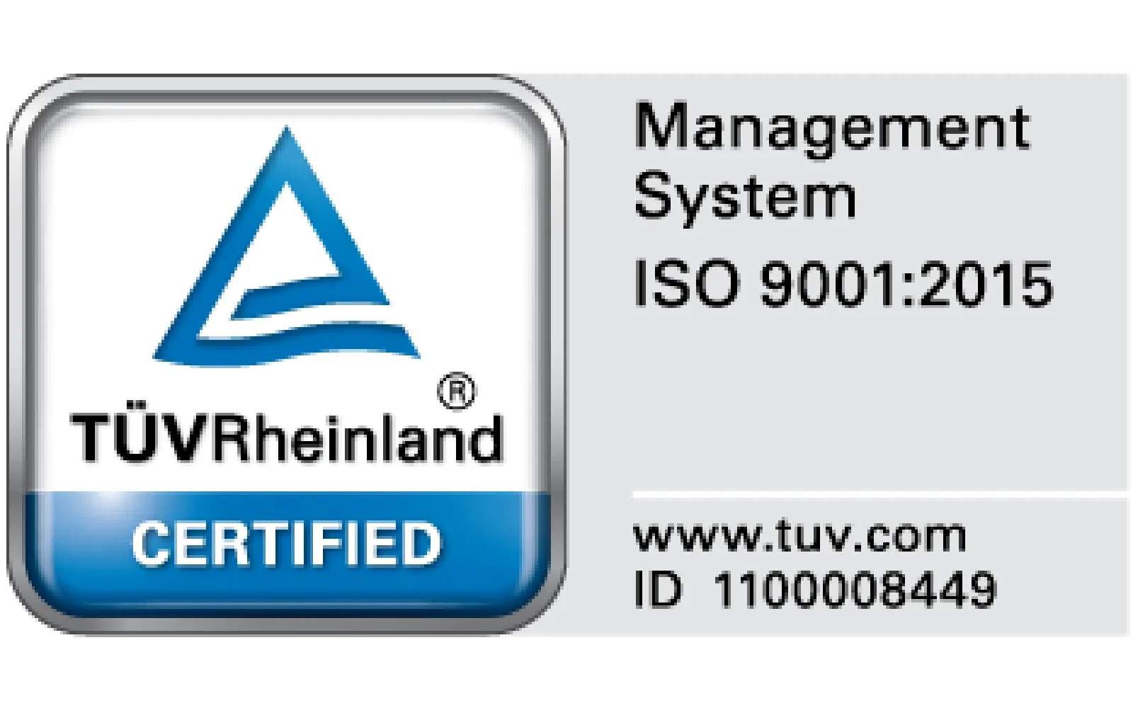 ISO9001:2015認定企業